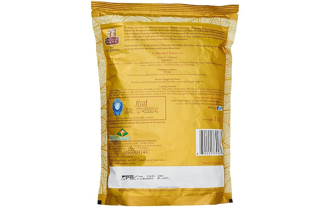 India Gate Sweet Indulgence    Pack  1 kilogram